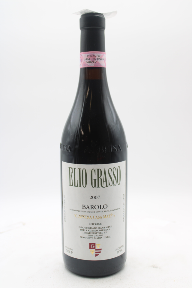 Elio Grasso Barolo Ginestra Casa Mate 2007