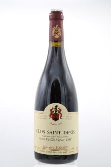 Domaine Ponsot Clos Saint-Denis Grand Cru Cuvee Vieilles Vignes 1991