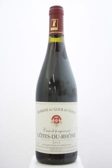 Domaine du Gour de Chaulé Côtes-du-Rhône Cuvée de la Vigneronne 2005