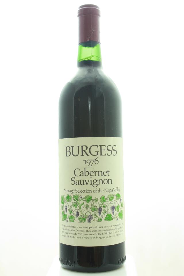 Burgess Cabernet Sauvignon Vintage Selection 1976