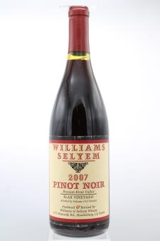 Williams Selyem Pinot Noir Flax Vineyard 2007
