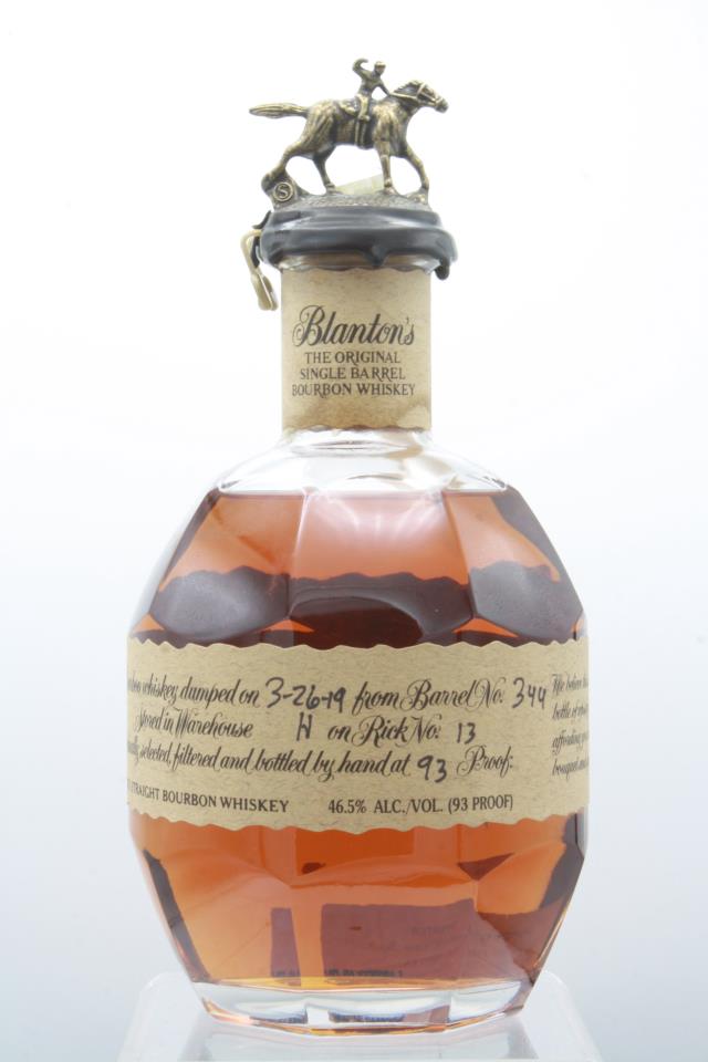 Blanton's Original Single Barrel Bourbon Whisky Bottle #1 NV
