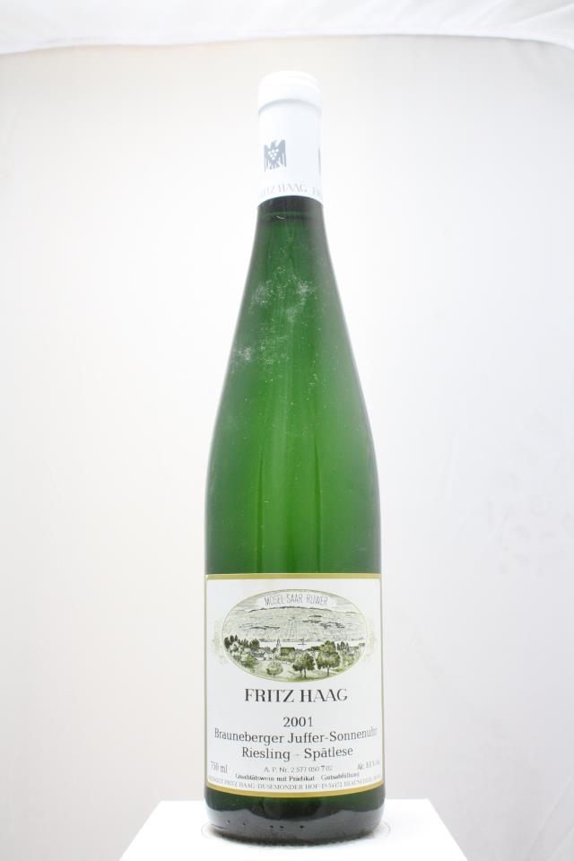 F. Haag Brauneberger Juffer-Sonnenuhr Riesling Spätlese #07 2001