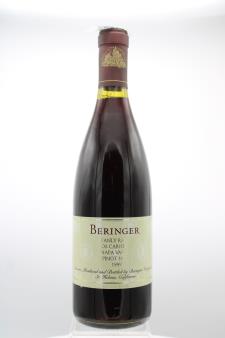 Beringer Vineyards Pinot Noir Stanly Ranch Los Carneros  1999