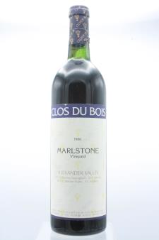 Clos du Bois Proprietary Red Marlstone Vineyard 1986