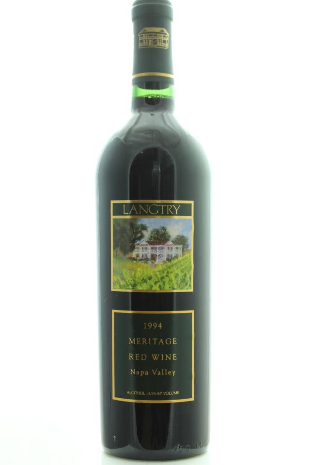 Guenoc Langtry Estate Proprietary Red Meritage 1994