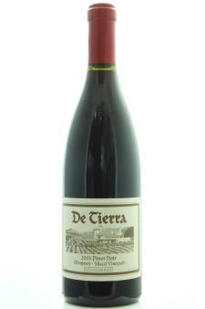 De Tierra Pinot Noir Silacci Vineyard 2005