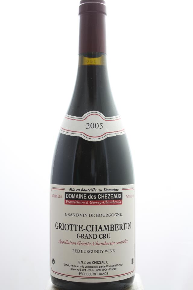 Domaine Ponsot (Domaine des Chézeaux) Griotte-Chambertin 2005