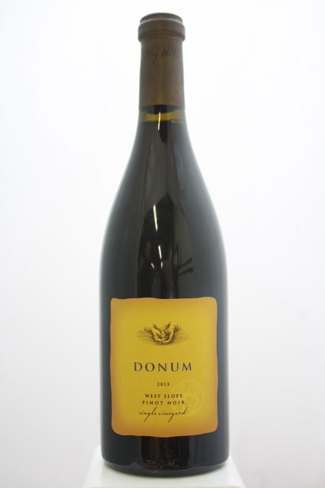 Donum Pinot Noir West Slope Single Vineyard 2013