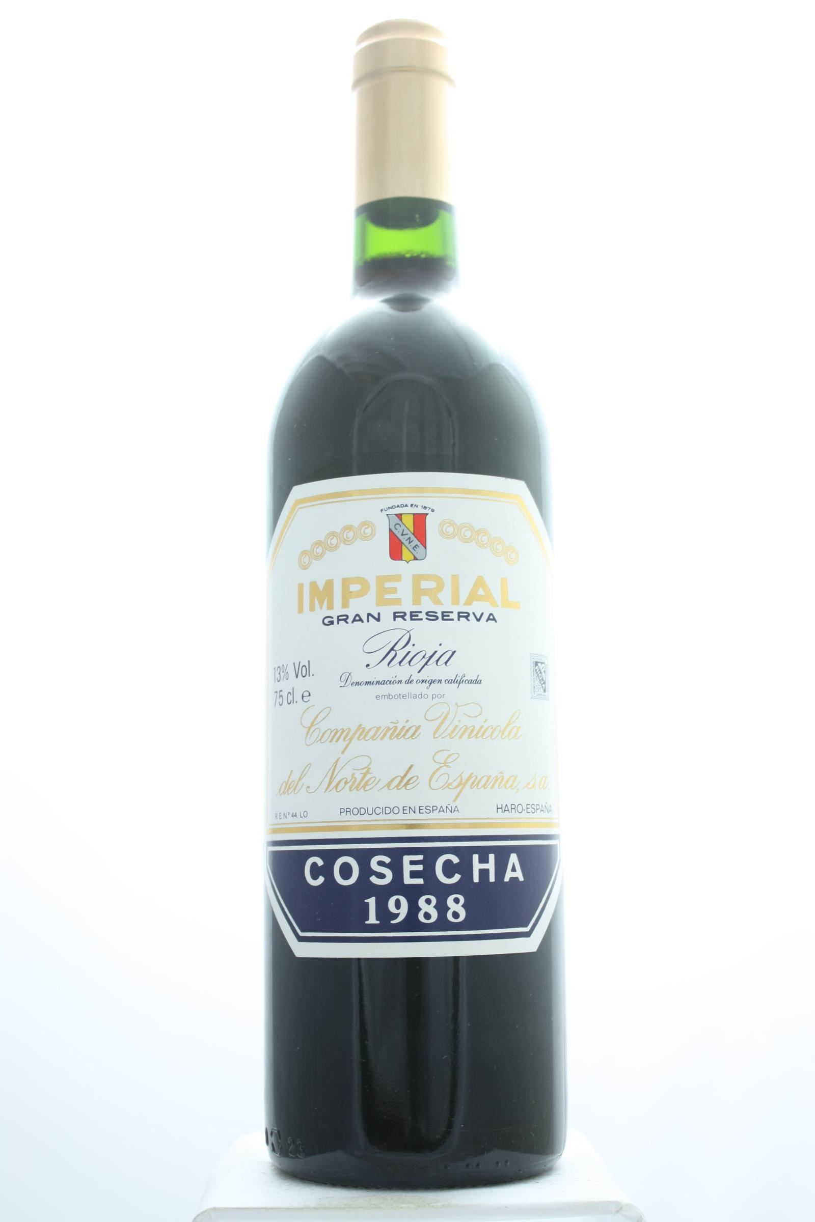 CVNE Imperial Rioja Tinto Gran Reserva 1988 | Spectrum Wine