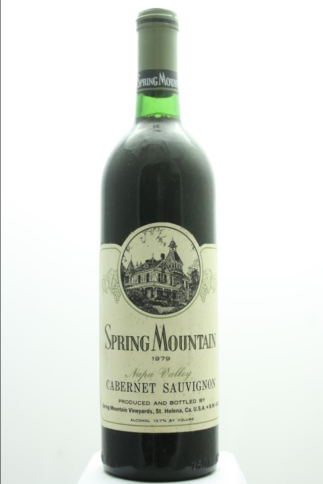 Spring Mountain Vineyards Cabernet Sauvignon 1979