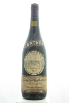 Bertani Recioto Valpolicella Amarone Classico Superiore 1961