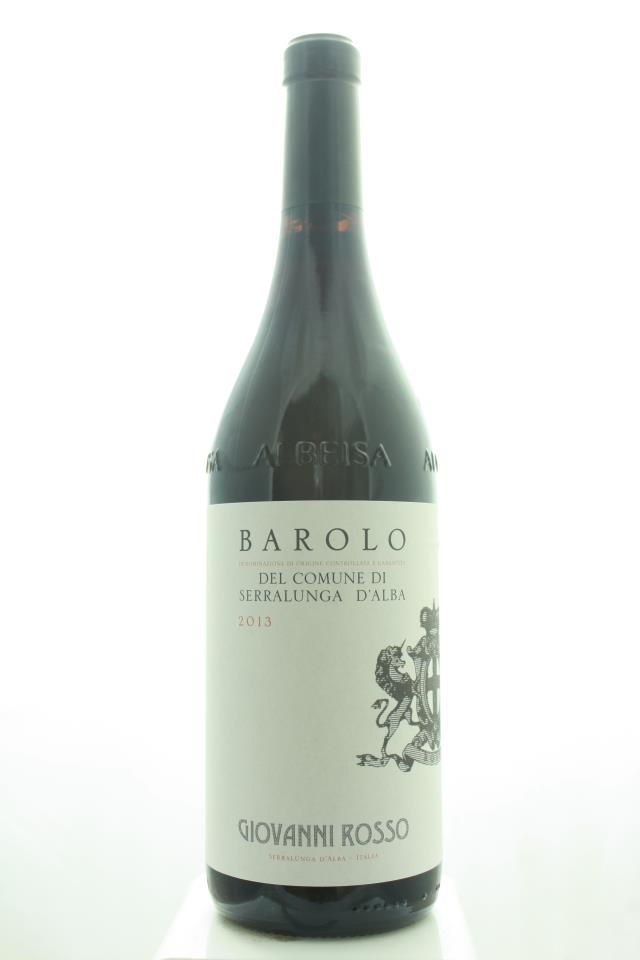 Giovanni Rosso Barolo Del Comune Di Serralunda D'Alba 2013