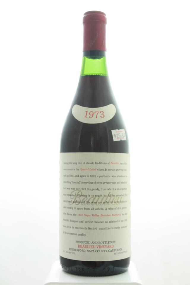 BV Pinot Noir Estate Burgundy Special Label 1973
