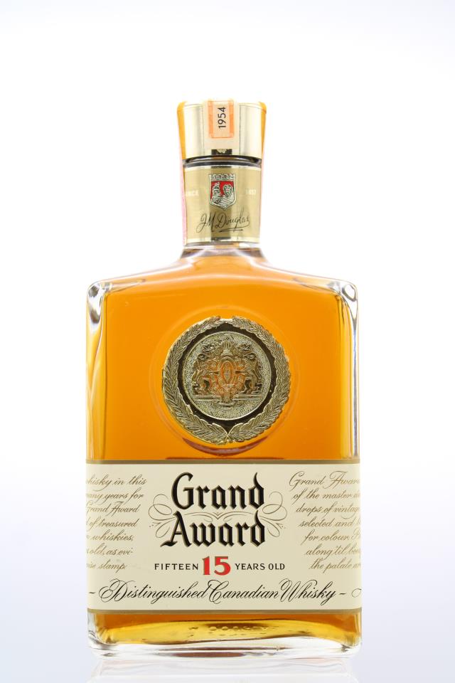 Grand Award Distinguished Canadian Whisky 15-Years-Old NV