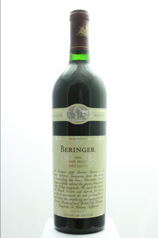 Beringer Vineyards Cabernet Sauvignon Private Reserve 1999