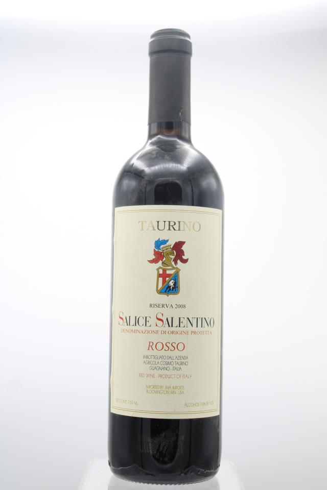 Taurino Rosso Salice Salentino Riserva 2008