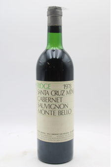 Ridge Vineyards Monte Bello 1978