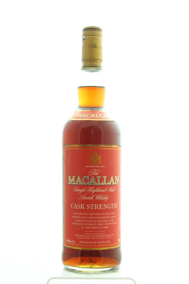 The Macallan Highland Single Malt Scotch Whisky Cask Strength 2002