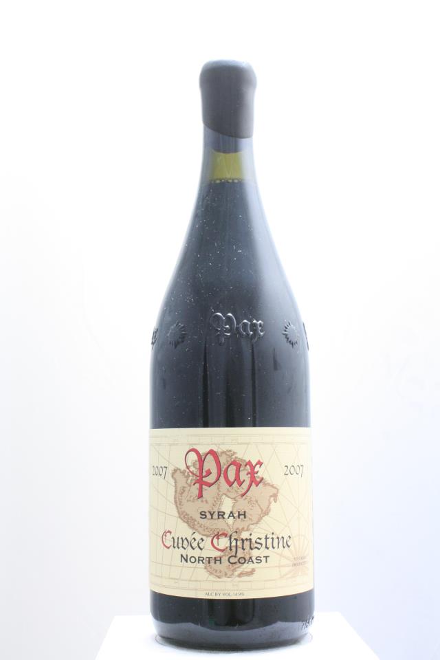 Pax Syrah Cuvée Christine 2007
