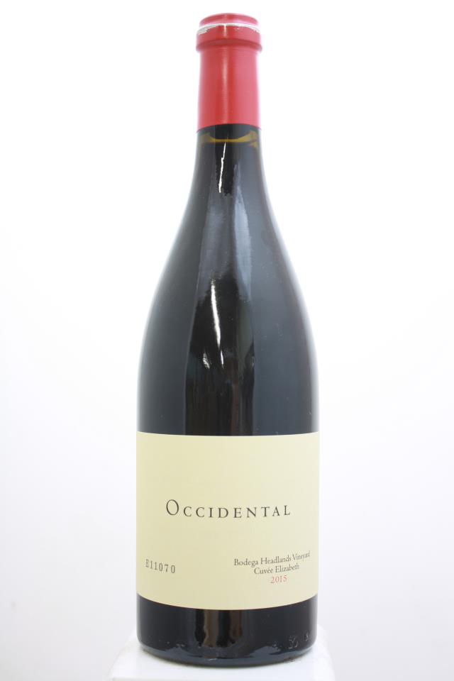 Kistler Pinot Noir Occidental Bodega Headlands Vineyard Cuvée Elizabeth 2015