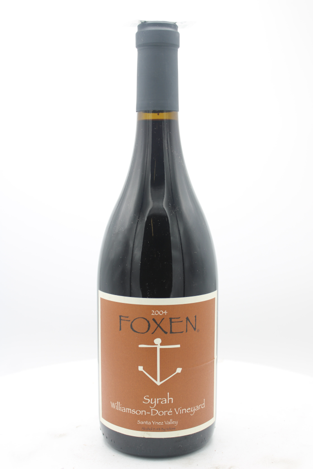 Foxen Syrah Williamson Dore Vineyard 2004