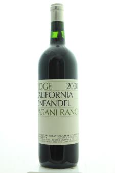 Ridge Vineyards Zinfandel Pagani Ranch 2000