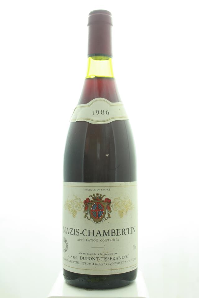 Dupont-Tisserandot Mazis-Chambertin 1986