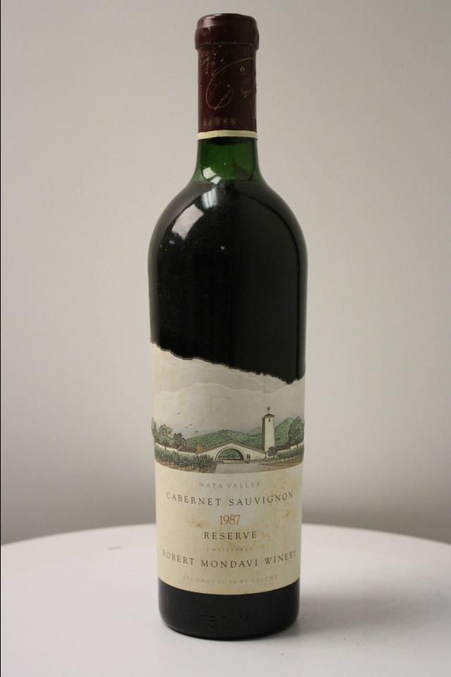 Robert Mondavi Cabernet Sauvignon Reserve 1987