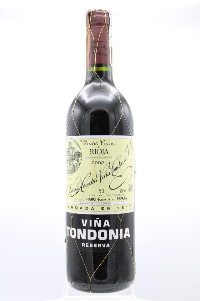 R. Lopez de Heredia Viña Tondonia Reserva 2002