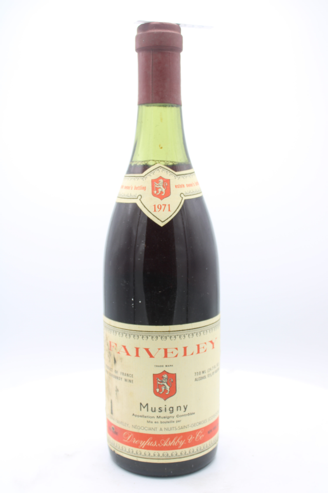 Domaine Faiveley Musigny 1971