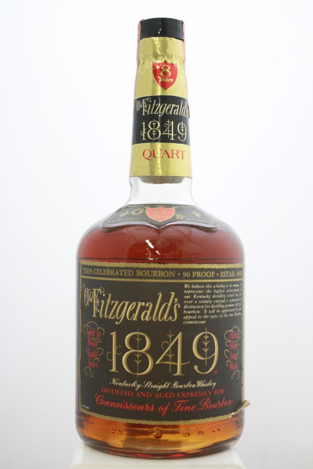 Old Fitzgerald Kentucky Straight Bourbon Whiskey Old Fitzgerald's 1849 Quart Eight-Year-Old NV