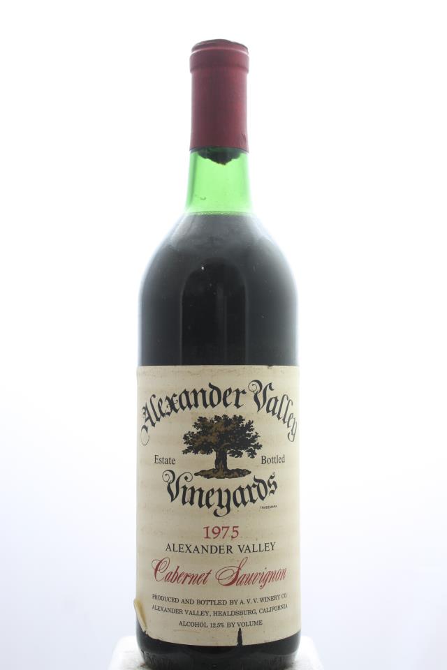 Alexander Valley Vineyards Cabernet Sauvignon 1975