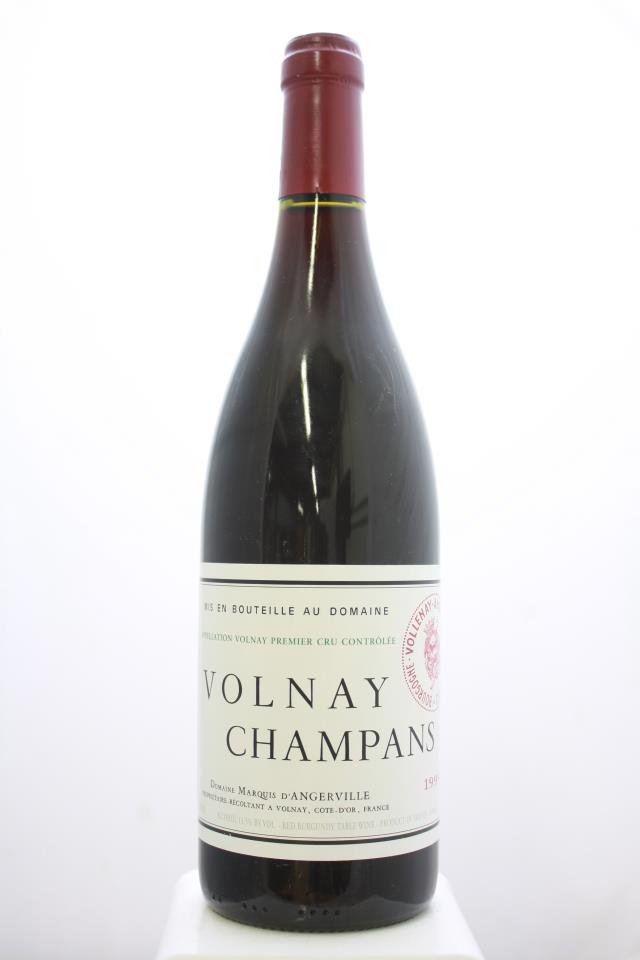 Marquis d'Angerville Volnay Champans 1999