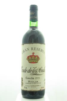 Federico Paternina Rioja Gran Reserva Conde de los Andes 1975