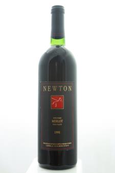 Newton Vineyard Merlot Unfiltered 1991