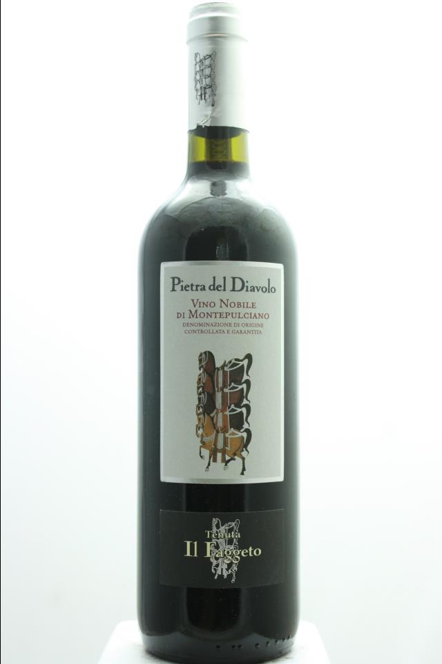 Il Faggeto Vino Nobile di Montepulciano Pietra del Diavolo 2010