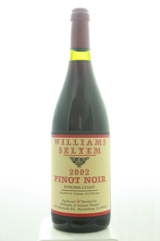 Williams Selyem Pinot Noir Sonoma Coast 2002