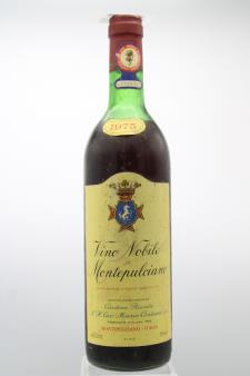 Mario Contucci Vino Nobile di Montepulciano 1975
