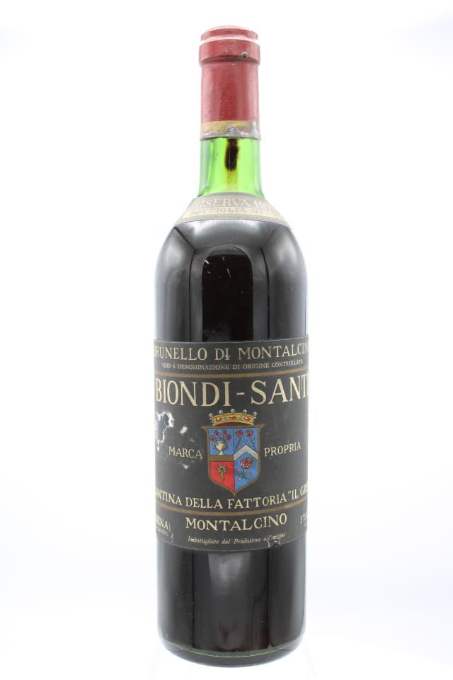 Biondi-Santi (Tenuta Greppo) Brunello di Montalcino Riserva 1971