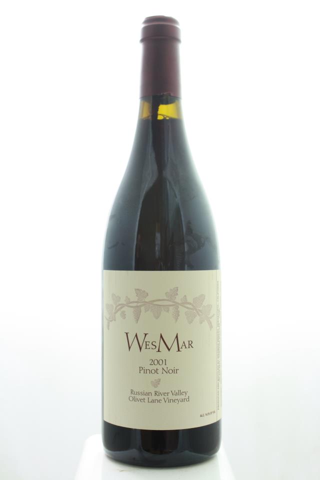 WesMar Pinot Noir Olivet Lane Vineyard 2001