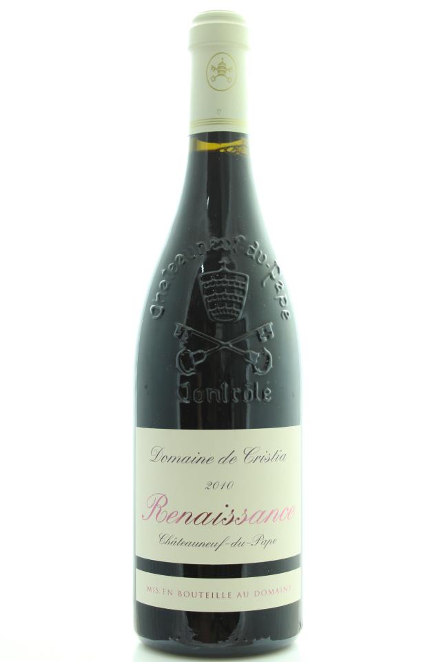 Domaine de Cristia Châteauneuf-du-Pape Renaissance 2010