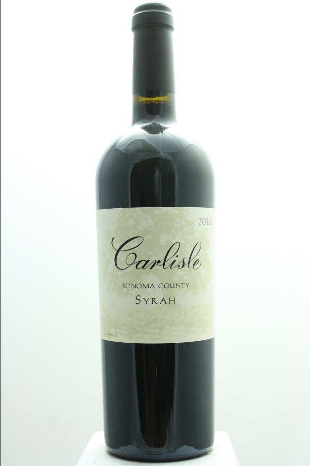 Carlisle Syrah Sonoma County 2010