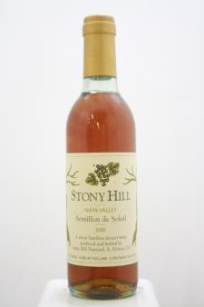 Stony Hill Vineyard Semillon de Soleil 2000
