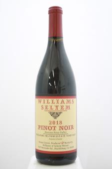 Williams Selyem Pinot Noir Willimas Selyem Estate Vineyard 2018