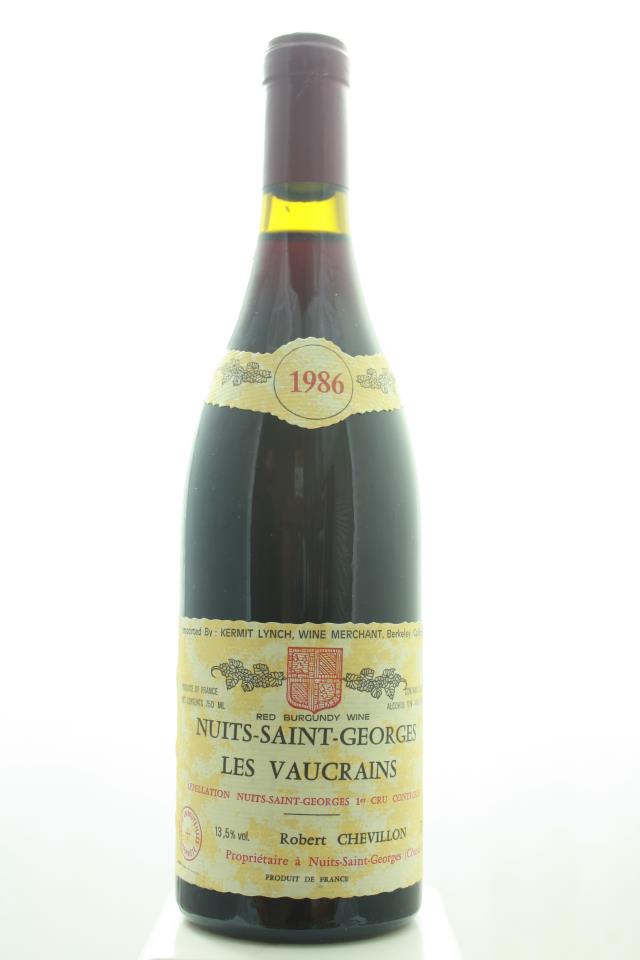 Robert Chevillon Nuits-Saint-Georges Les Vaucrains 1986