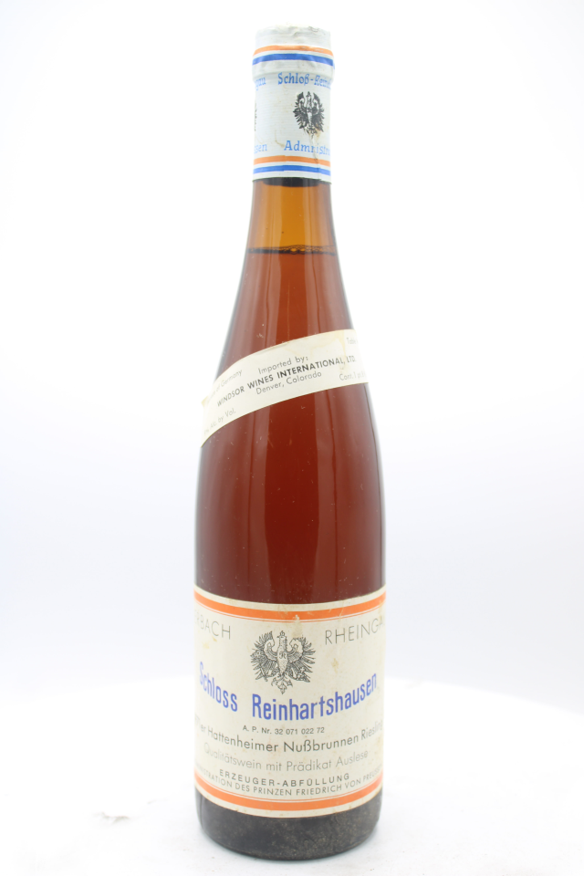 Schloss Reinhartshausen Hattenheimer Nussbrunnen Riesling Auslese #22 1971