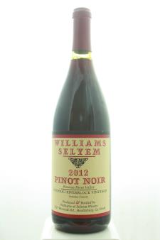 Williams Selyem Pinot Noir Rochioli Riverblock Vineyard 2012