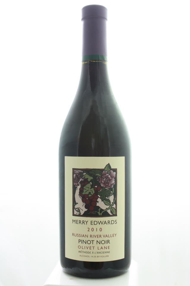 Merry Edwards Pinot Noir Olivet Lane Méthode à l'Ancienne 2010