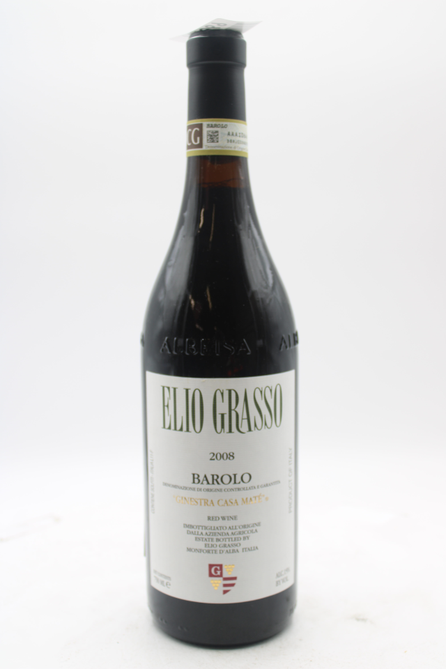 Elio Grasso Barolo Ginestra Casa Mate 2008